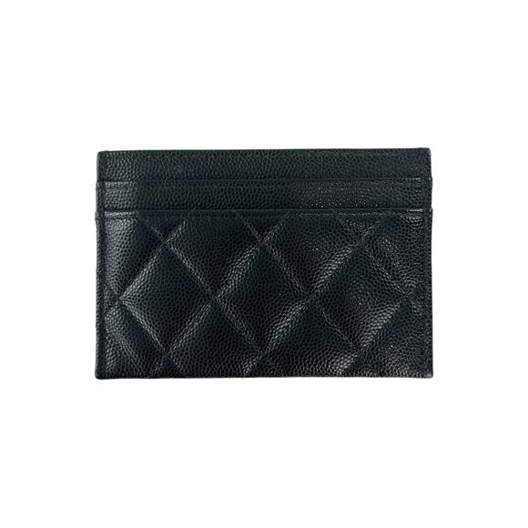 Chanel CC Matelasse Caviar Leather Card Holder - Picture 2 of 6